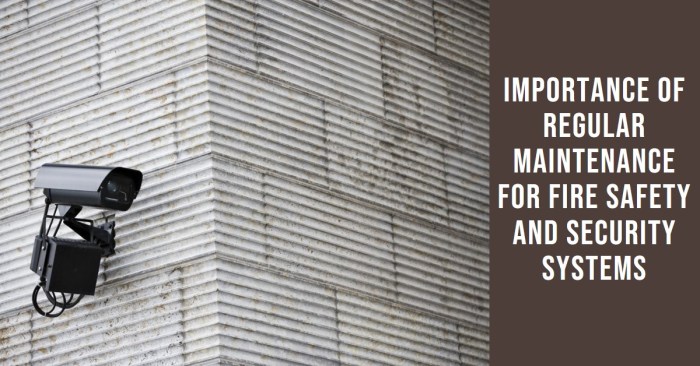 Installation and maintenance of systems designed to prevent and control fires.